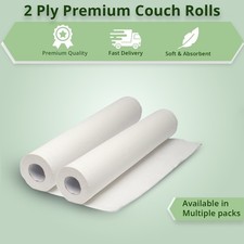 12 x Professional Couch Rolls Hygiene Roll 20" 2 Ply Massage Salon Beauty Table