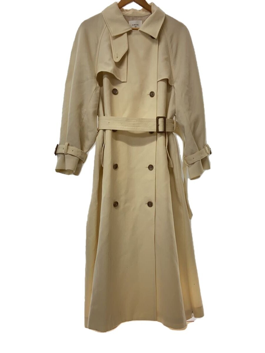 Ameri Superior Trench Coat/M/Wool/Ivory/Plain/011… - image 1