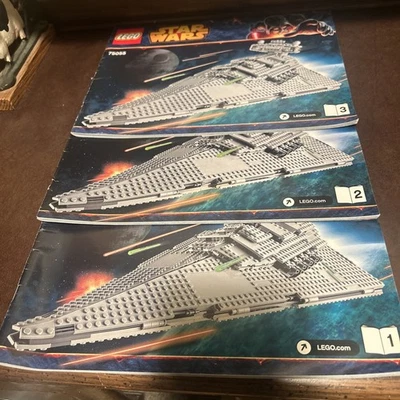 LEGO Star Wars: Imperial Star Destroyer (75055) Instruction booklet only 1,2,3 - Image 1 of 3