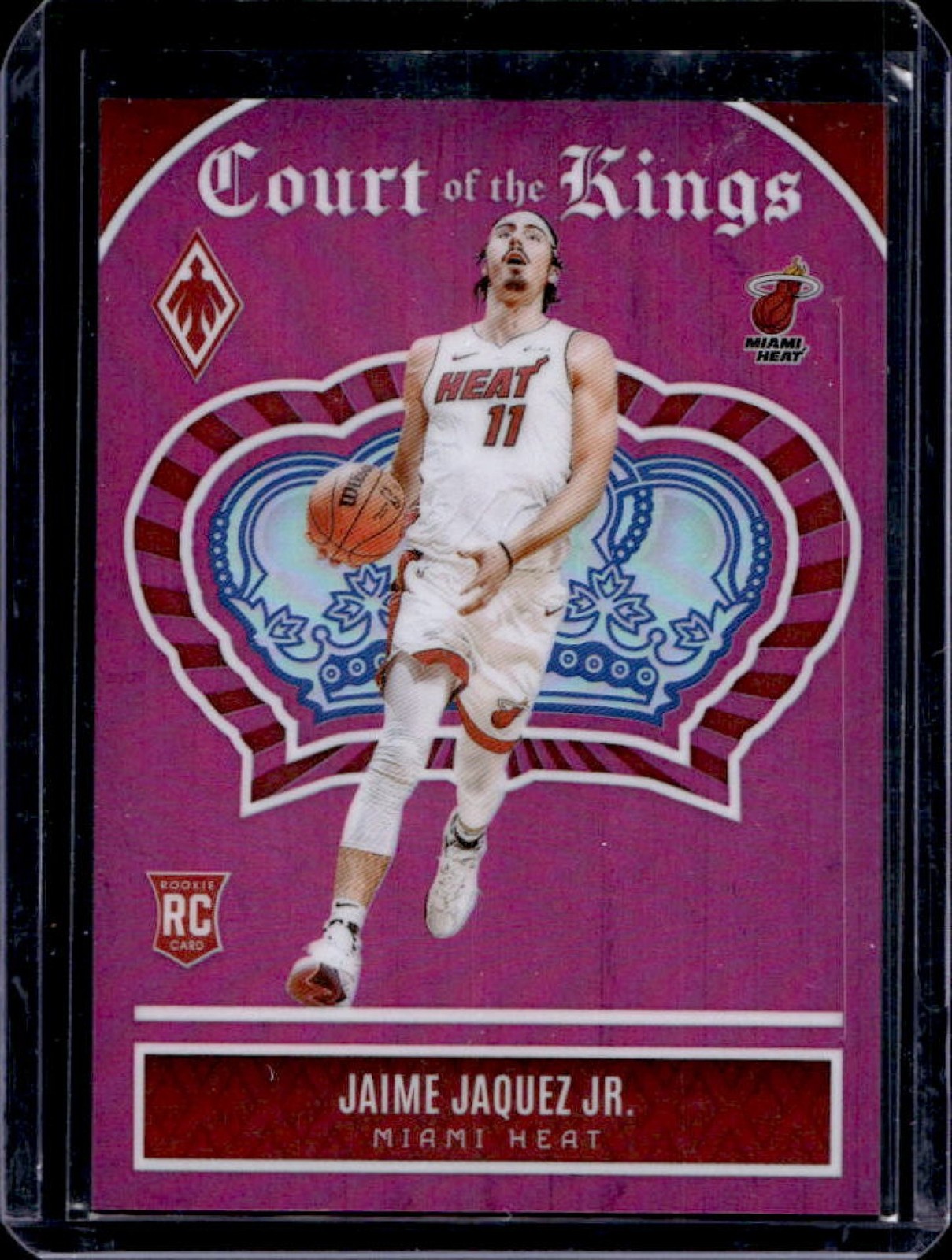 2023-24 Phoenix Jaime Jaquez Jr. Court of the Kings RC Pink #10/99 Heat
