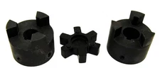 1-1/4" L100 Flexible 3-Piece L-Jaw Coupling Coupler Set & NBR Rubber Spider