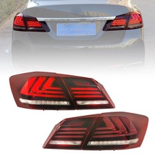 LED Tail Lights Assembly Replacement for Honda Accord 4 Door Sedan 2013-2015 Red