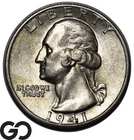 1941-S Washington Quarter, Choice BU