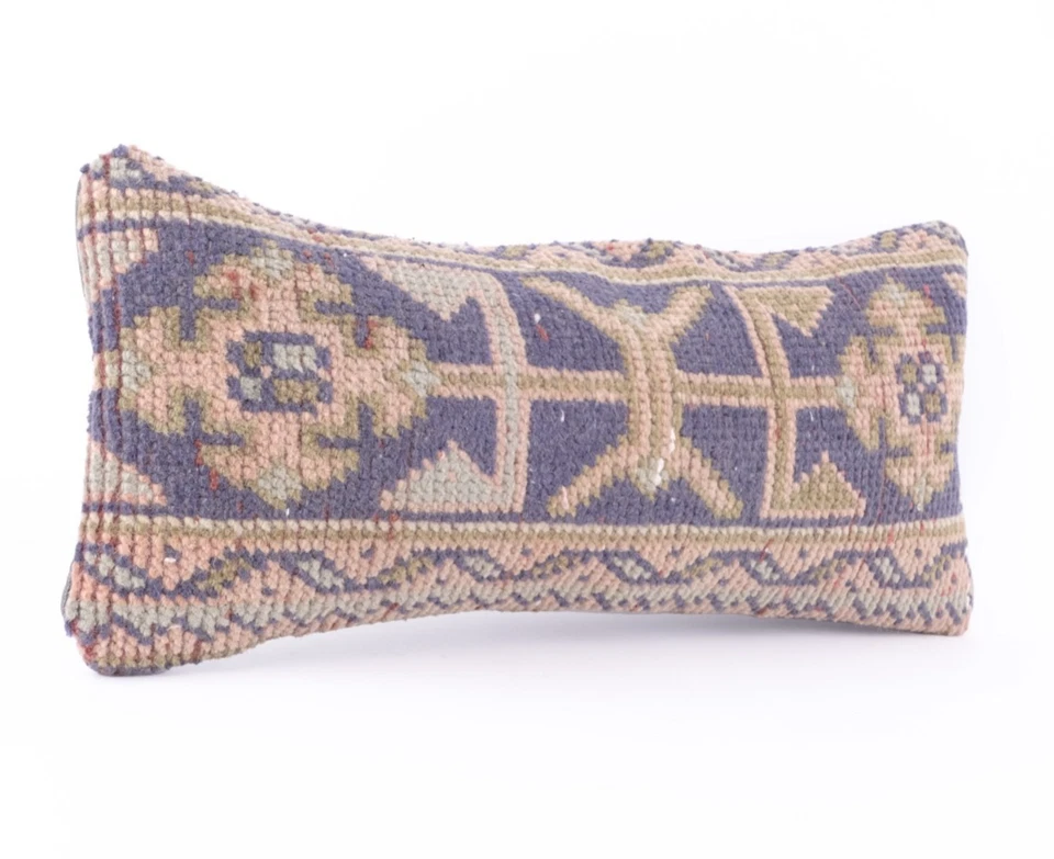 Funda Cojín Kilim Turco De Colección Arte Étnico Bohemio Tribal Persa De Colección Foto 3 de 4