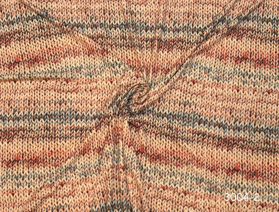 Viskosejersey Strickoptik 100x150cm beige, Jersey zum nähen, Stoffe, Meterware - Bild 2 von 4