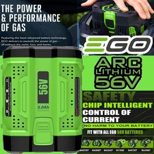 For EGO Power+ BA5600T 56V 3.0 Ah Battery Upgraded Fuel Gauge 3rd Generation