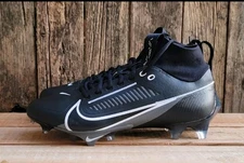 Nike Vapor Edge Pro 360 2 Men's Size 10.5 Football Cleats Black Iron DA5456-010