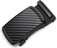 Men Ratchet Belt Buckle Only Belt Buckle Automatic Click Buckle for 1 3/8" Sl...