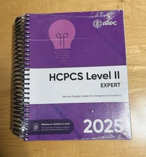 HCPCS Level II Expert 2025- HCPCS Code Book - NEW in shrink wrap (C2)
