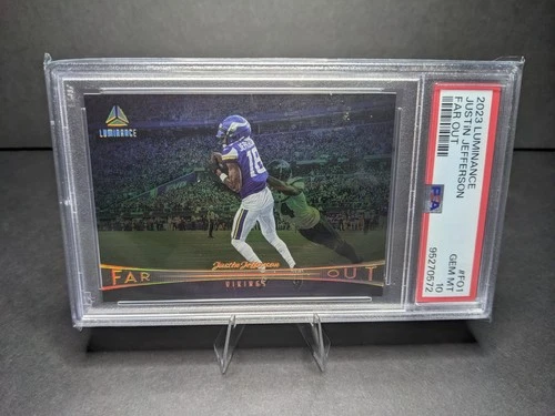 2023 Panini Luminance Justin Jefferson Far Out FO-1  PSA 10 Case Hit