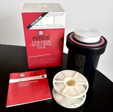 Vintage Paterson System 4 Universal Film Developing Tank 2 Reels Box 1980