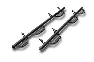 N-Fab F17105CC-6-TX Wheel-to-Wheel Nerf Step Bar with Bed Access (3 Steps)