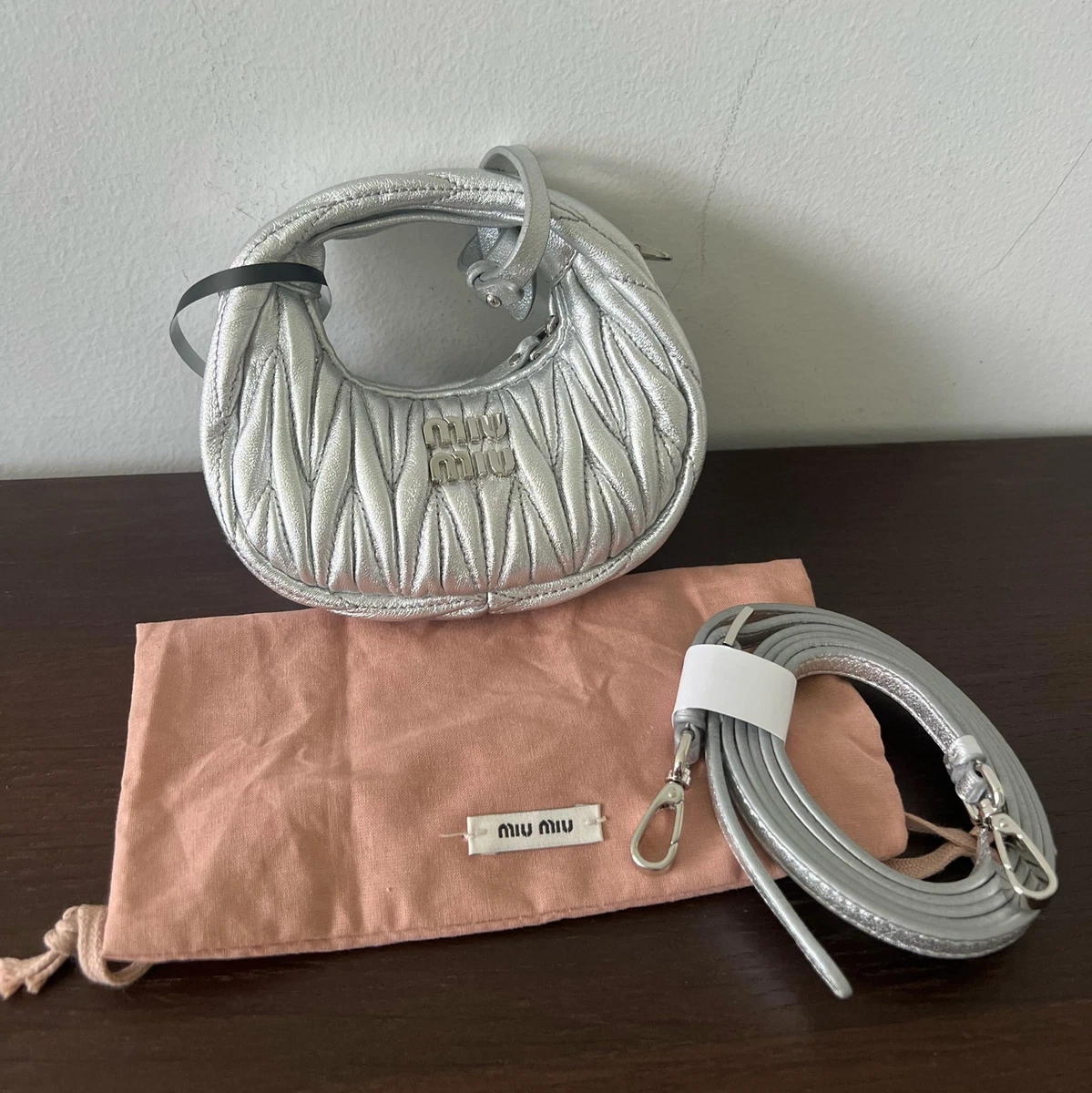 Miu Miu Silver Bags & Handbags for Women for sale | eBay
