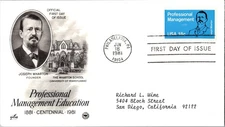 Vintage FDC USPS Scott #1920 Professional Management Education c1981 Artcraft