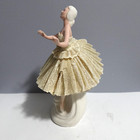 Vintage 9" Dresden  Style Figurine Ballerina Dancing — photo 3