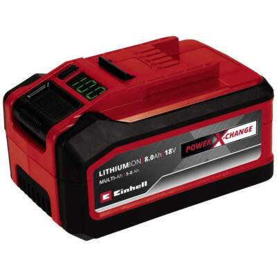Einhell Original 18V Multi-Ah 5 8Ah Power X-Change Plus Akku ohne Ladegerät