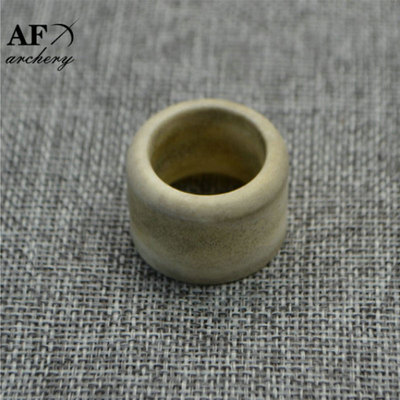 Classical Thumb Ring Fingerstall with Moose Antlers Material for Handmade Archer