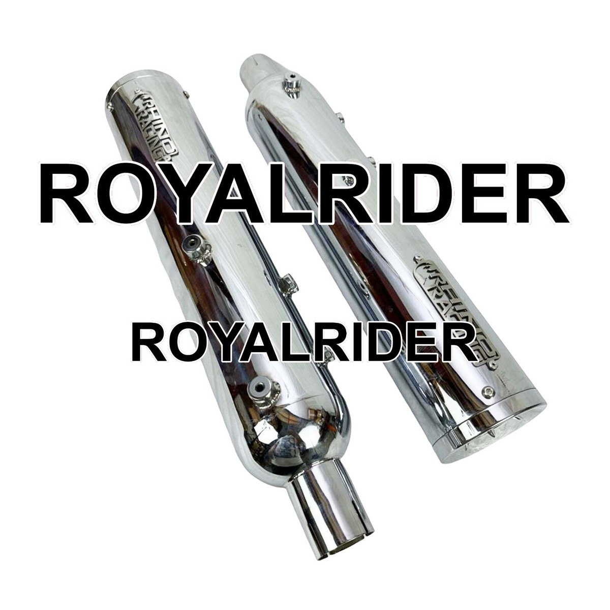 RHINO RACING STAINLESS STEEL EXHAUST FIT FOR ROYAL ENFIELD