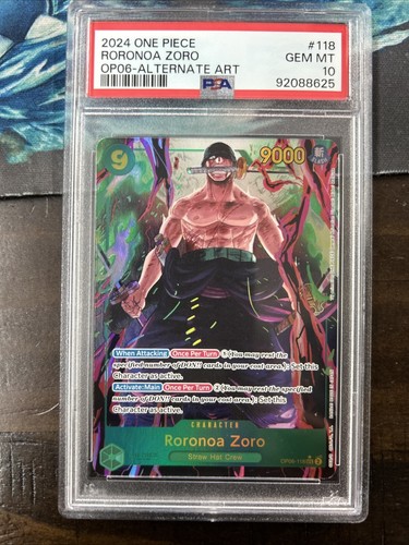 Carte Roronoa Zoro OP06-118 Secrète - Coffret Ultraboost One Piece The Best Vol.2 (PRB-02) - 10 Cartes Françaises - 3