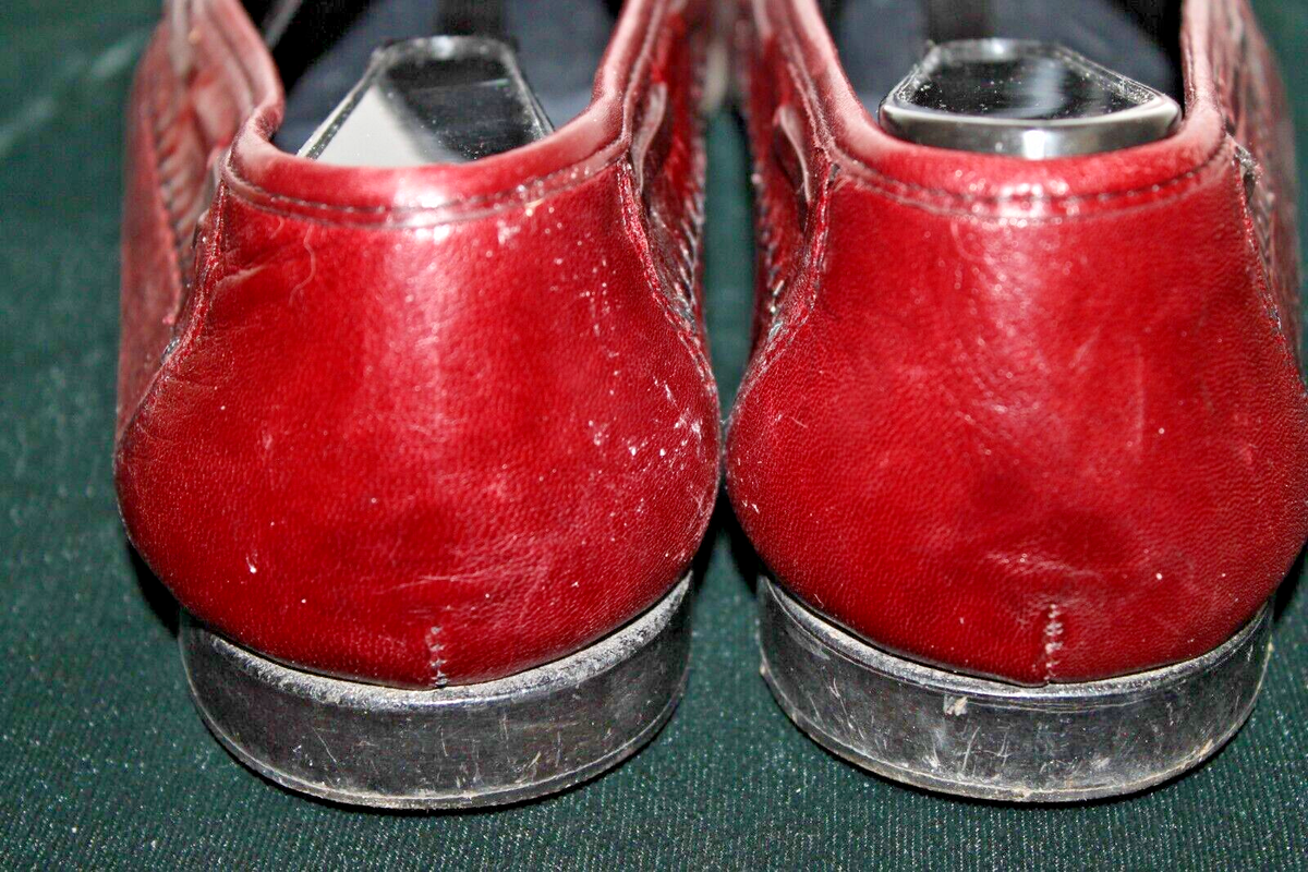 David Eden Burgandy Shoes sz 10. David Eden Unique Exotic Genuine Crocodile Leather Black  main image 2