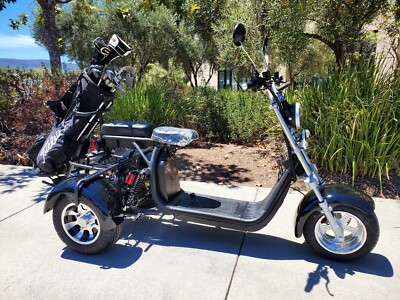 New Electric Wheel Trike Scooter Golf Cart Harley Chopper