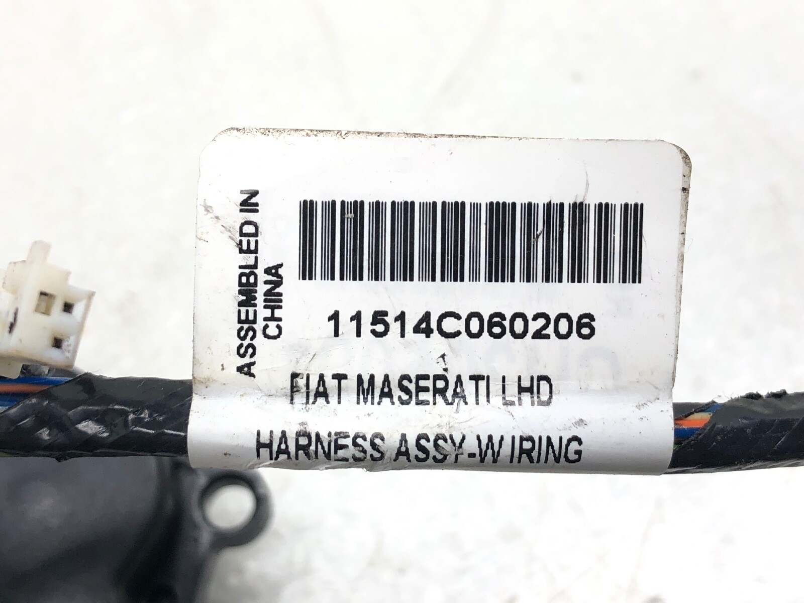 2014-2020 MASERATI QUATTROPORTE AC HEATER DASHBOARD CABIN WIRING HARNESS OEM.