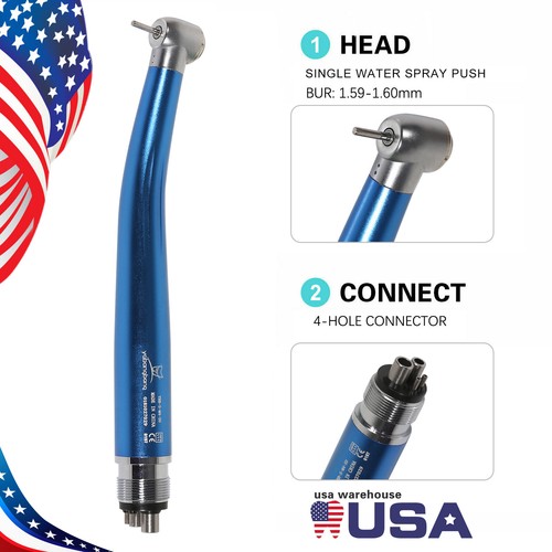 NSK Style Dental High Speed Handpiece PANA-MAX Air Turbine 2/4 Holes 7 Colors td - Picture 34 of 43