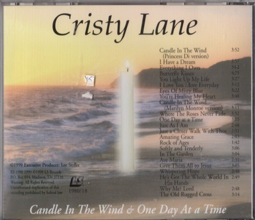 CRISTY LANE CANDLE IN THE WIND & ONE DAY AT A TIME - Picture 2 of 2