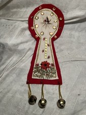 Vintage Felt  Sequin Christmas Door Knob Hanger