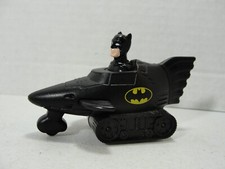 Vintage 1991 Batman Mcdonalds Press and Go Batmobile 1990s Mickie Ds Happy Meal