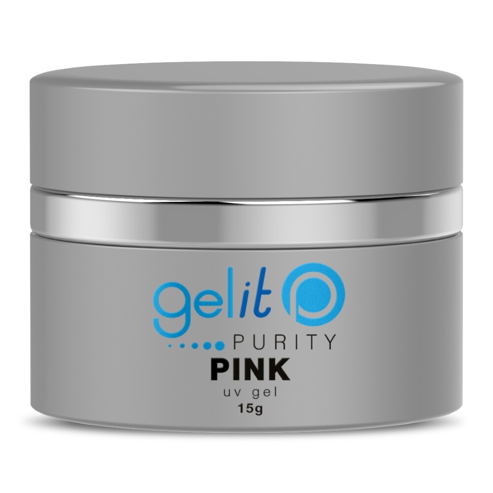 Pure Nails 'Gel It' Purity UV Gel Pink False Nail Art Tips Builder 15g
