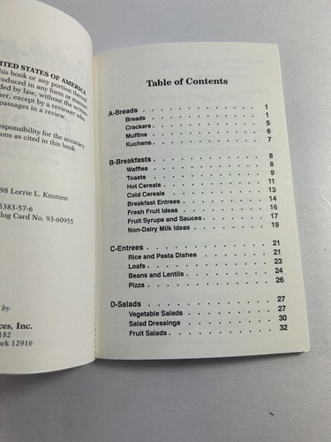 Vintage 90er Jahre schnell N einfach natürliche Rezepte Lorrie Knutsen Kochbuch Taschenbuch - Bild 5 von 5