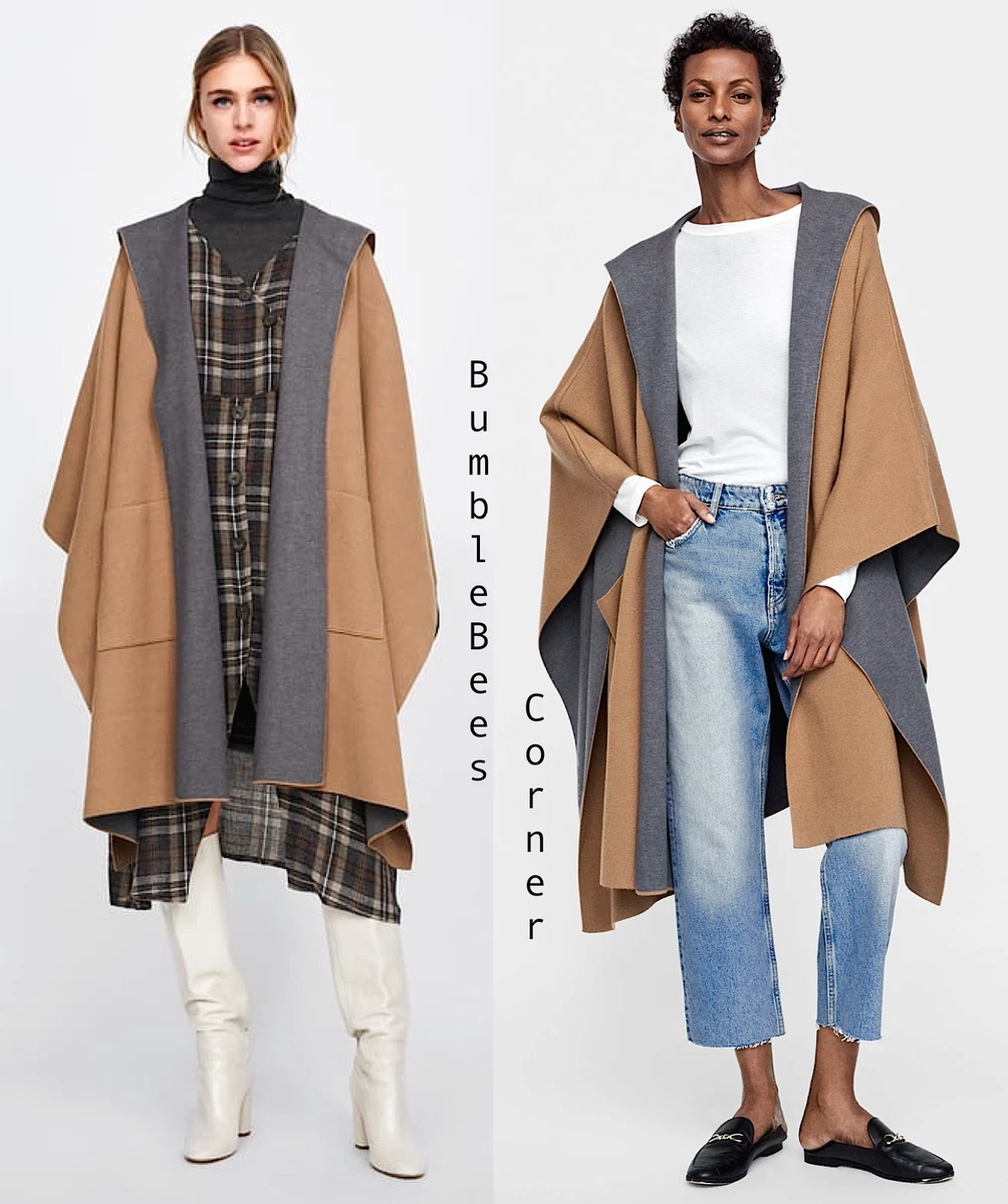 Zara clearance cape coat