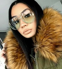 RARE Large Aviator PASTEL Colors Oversized XL Porsh Metal Snake Sunglasses 4165