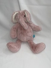 Manhattan Toy Pink Elephant Plush Polka Dot Ears Stuffed Animal 14" Nursery