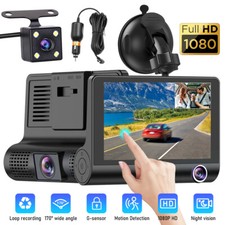 Dash Cam 1080P HD De Video Grabadora Para Auto Carro Coche Con 3 lenses Camara