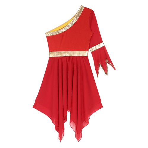 Para mujeres Disfraz de Baile Fiesta Vestido Show Vestidos de Baile Ropa Corta Borde Gimnasio - Imagen 14 de 77