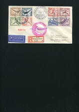 Zeppelin 1936 LZ 129 Sieger 428D 6th North America Flight  Germany Post to USA
