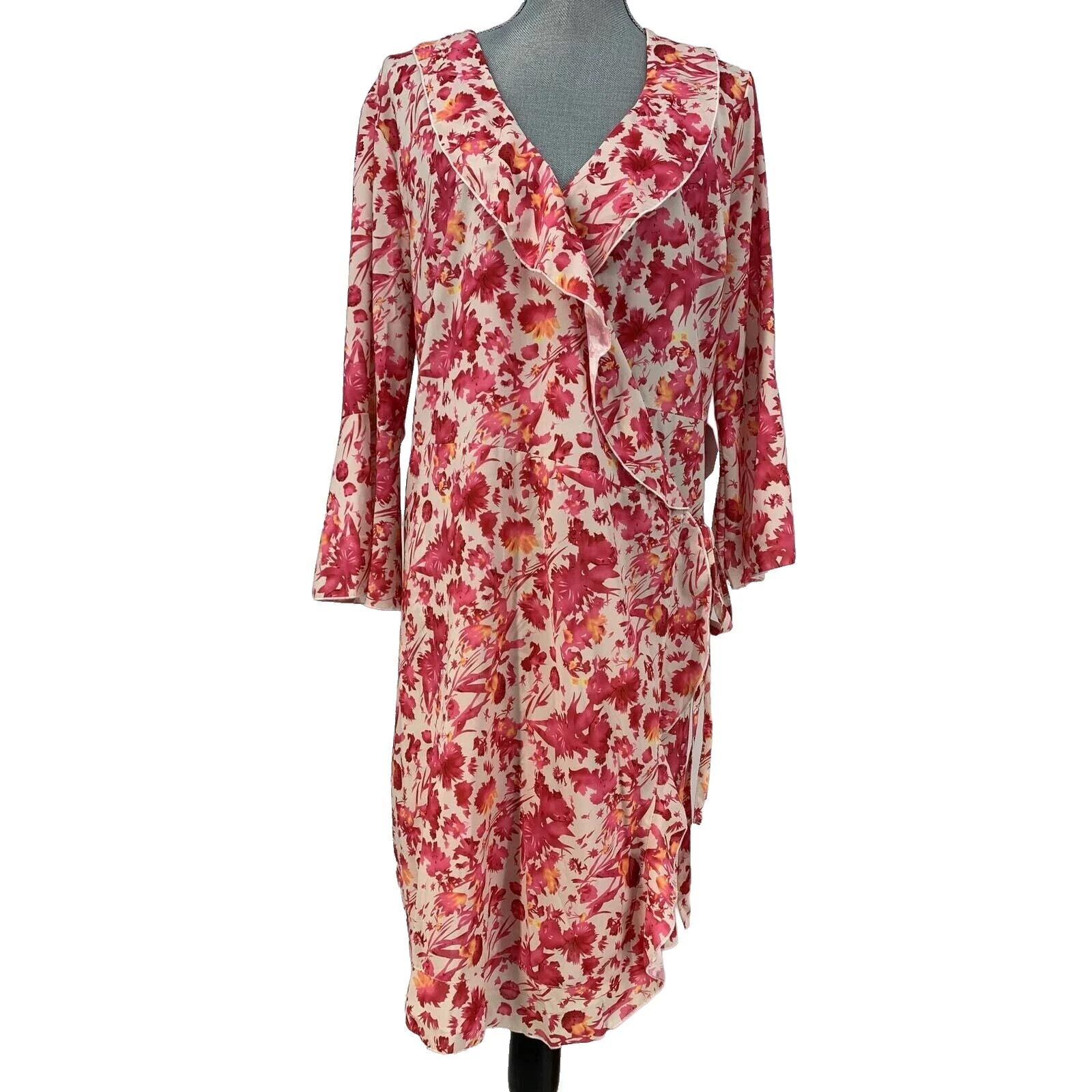 Polyester 3/4 Sleeve Floral Dresses for Women