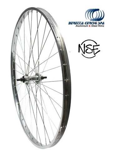 RUOTA POSTERIORE 28 CITY BIKE MOZZO ACCIAIO CON DADI MARCA BERETTA 6/7 V. |  eBay