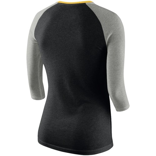 Pittsburgh Pirates Women's Nike 3/4 Sleeve Raglan Tee - New With Tags! - Picture 3 of 3