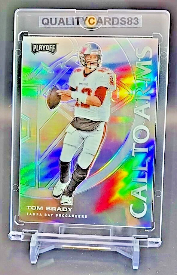 TOM BRADY ARCO IRIS REFRACTOR INSERTO PLATA PRIZM CON ESTUCHE TAMPA BAY BUCCANEERS Foto 3 de 4