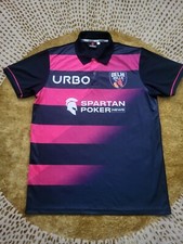 Delhi Bulls T10 Polo Shirt 2021  - Omtex -  Adult Medium