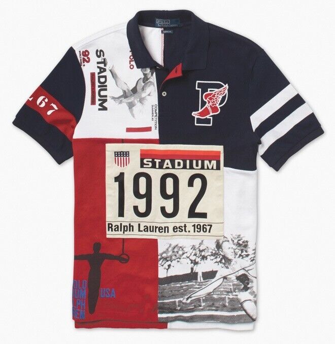 POLO RALPH LAUREN 1992 STADIUM COLLECTION Patchwork US S POLO RALPH LAUREN 1992 STADIUM COLLECTION Patchwork US S