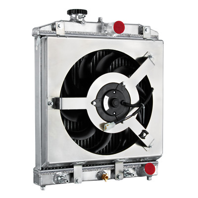 3 Row Radiator+Shroud Fan Fits 1992-2000 Honda Civic SOL EG EG EK Integra DB AT