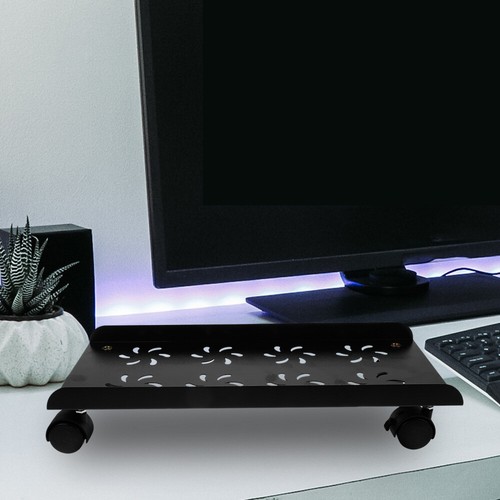 Computer-Tower-Halter, CPU-Ständer mit Rollen, beweglicher CPU-Halter, - Bild 6 von 12