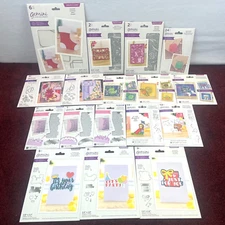 Lot 17 Crafters Companion Gemini Dies Stamp Papercraft Birthday Flower Christmas