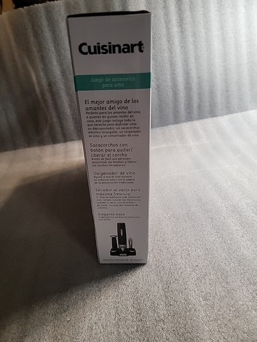 Cuisinart Wine Set Opener 6 Piece Gift Set CWO-200CMN Cinnamon Color - Picture 4 of 7