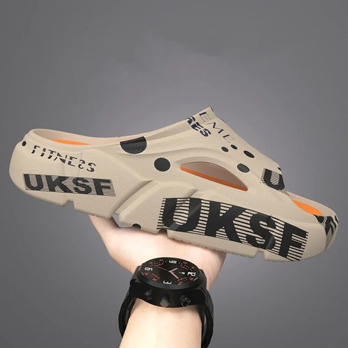 Outdoor men's beach shoes anti-slip slipper  thick-soled sandals summer slippers - Bild 3 von 24