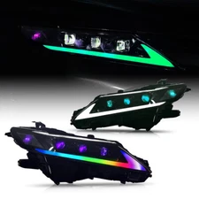 RGB Full LED Headlights For Toyota Camry 8Th Gen 2018-2022 Sequential Assembly